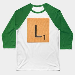 scrabble tile 'L' Baseball T-Shirt